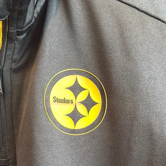 NFL Steelers Youth Size Large 14/16 Black and Gold Pullover - Picture 4 of 6